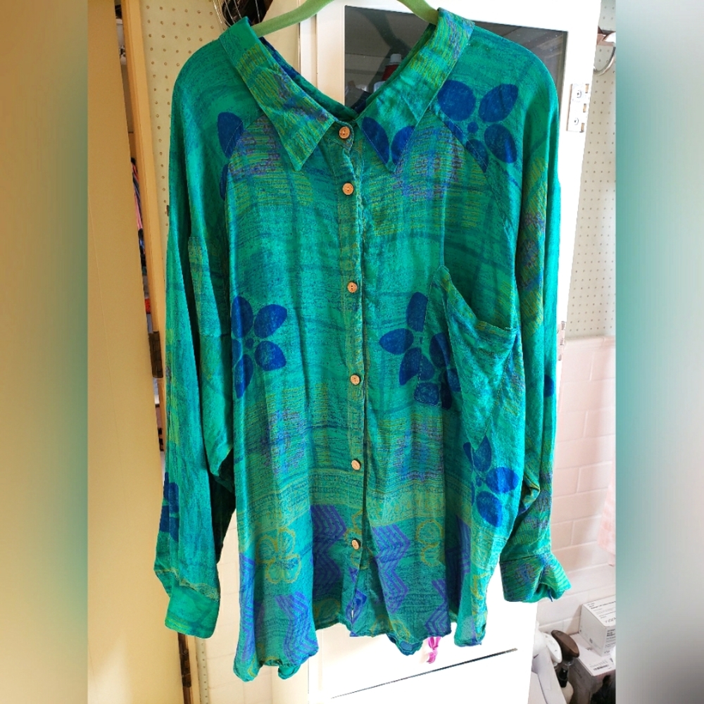 Kantha Bae Kismet Silk Top